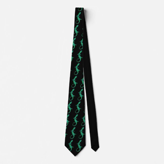 Green Geckos Krawatte (Vorderseite)