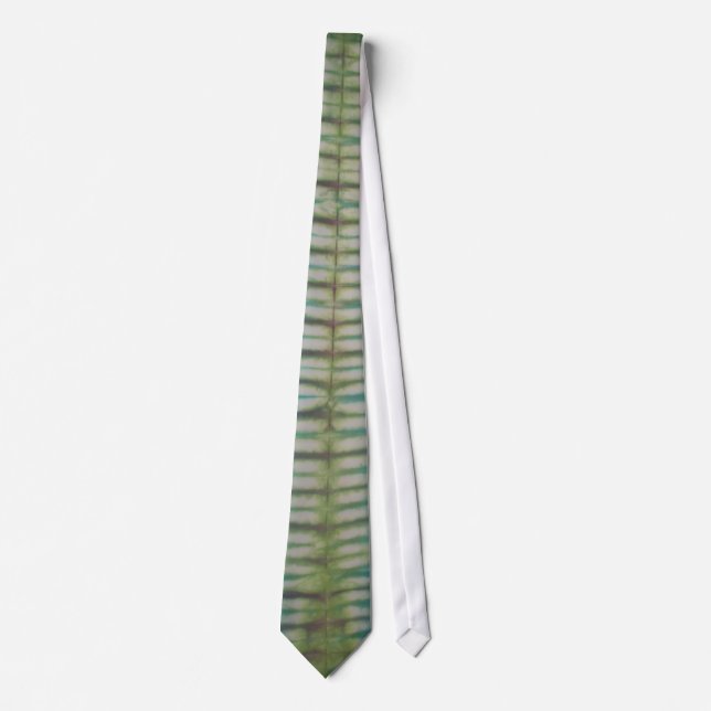 Green Gefärbte Krawatte Necktie (Vorderseite)
