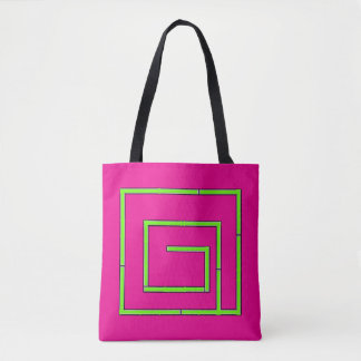 Green Geo Fuchsia