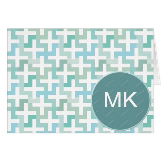 Green Geometric (Vorderseite (Horizontal))