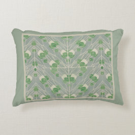 Green Geometric 1915 Hannah Borger Overbeck Dekokissen
