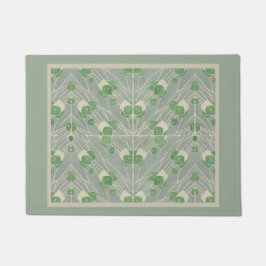 Green Geometric 1915 Hannah Borger Overbeck Fußmatte