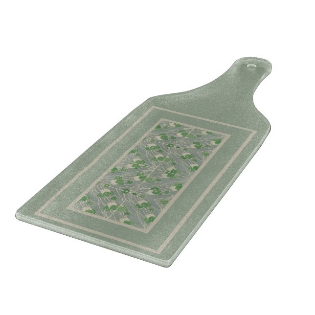 Green Geometric 1915 Hannah Borger Overbeck Schneidebrett (Ecke)