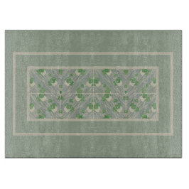 Green Geometric 1915 Hannah Borger Overbeck Schneidebrett