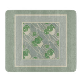 Green Geometric 1915 Hannah Borger Overbeck Schneidebrett