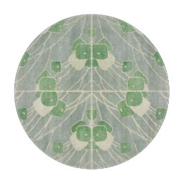 Green Geometric 1915 Hannah Borger Overbeck Schneidebrett