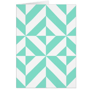 Green Geometric Deko Cube Muster