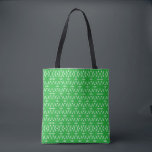 Green Geometric Floral Abstract<br><div class="desc">A vibrant geometric pattern featuring stylized flower-like-shapes in varying shades of green.</div>