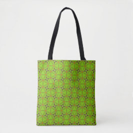 Green Geometric Pattern Tote Bag
