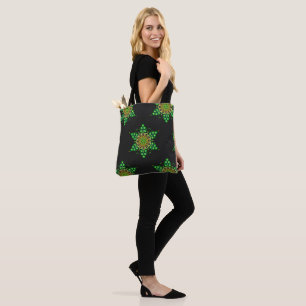 Green Geometric STAR SiX Bag