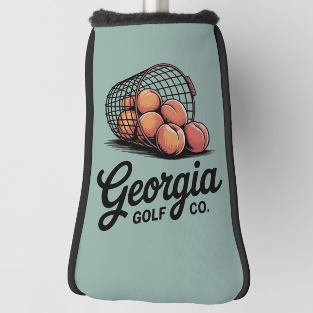 Green Georgia Golf Co Range Bucket  Headcover (Rotieren 90)