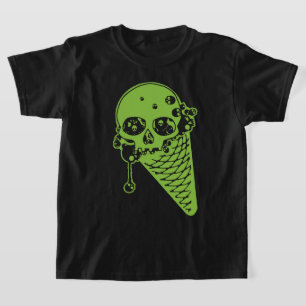 Green Giison Ice Creme Cone T - Shirt