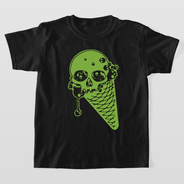 Green Giison Ice Creme Cone T - Shirt (Ablage )