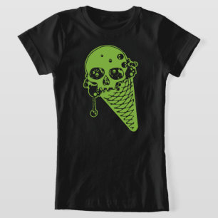 Green Giison Ice Creme Cone T - Shirt
