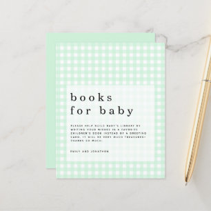 Green Gingham Books für Baby-Gehäuse