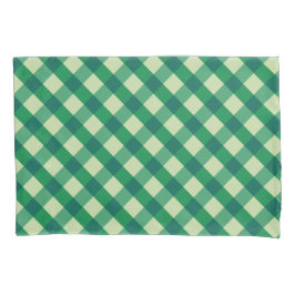Green Gingham Kissenbezug
