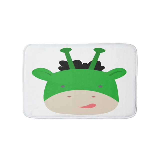 Green Giraffe Bath Mat Badematte (Vorderseite)