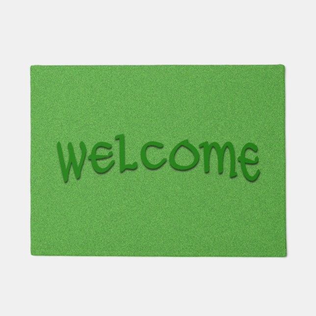 Green Glimmer Welcome Mat Fußmatte (Vorderseite)