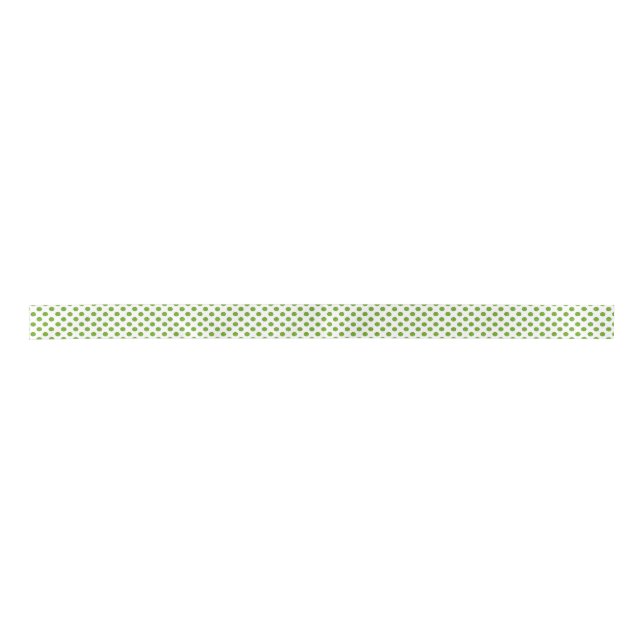 Green Glittery Polka Dot Ribbon Satinband (Vorderseite)