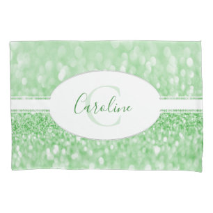 Green Glitzer Personalisieren Kissen Fall Kissenbezug