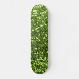 Green Glitzer Skateboard