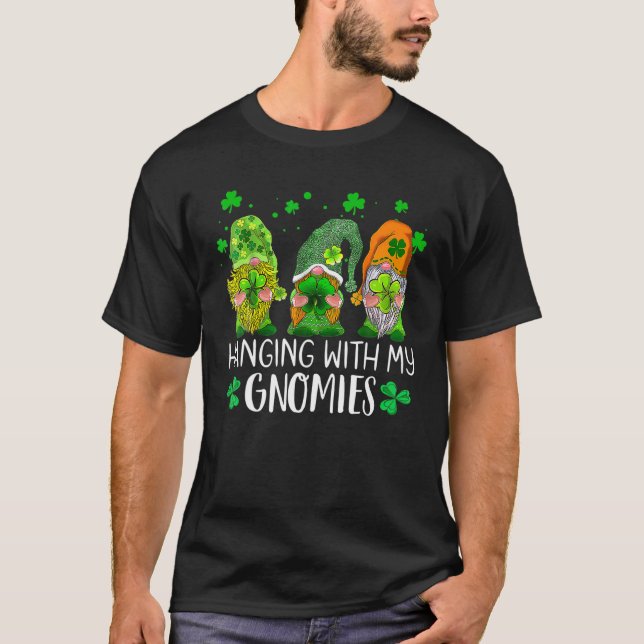 Green Gnome St Patricks Day mit meiner Gnomie T-Shirt (Vorderseite)