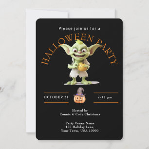 Green Goblin Halloween-Party Einladung