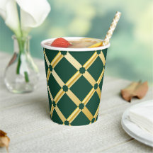 Green & Gold - Arabisch inspiriert Paper Cup