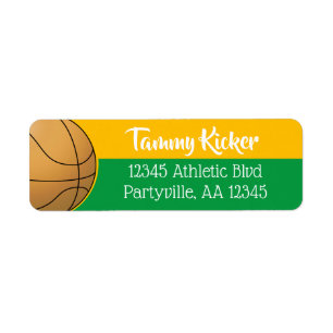 Green & Gold Basketball-Adresse
