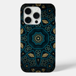 Green Gold Boho Rosette Mandala Case-Mate iPhone Hülle