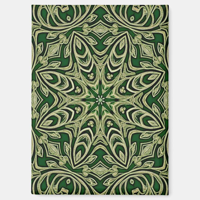 Green Gold Decorative Magnet (Vorderseite)