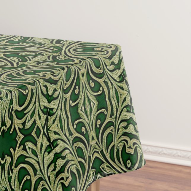 Green Gold Decorative Tischdecke (Beispiel)