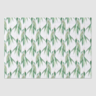 Green Gold Eucalyptus Glitz Wedding Seidenpapier