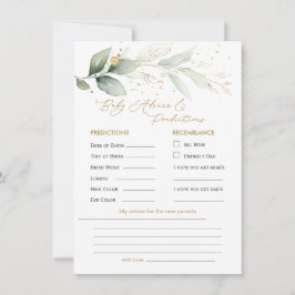 Green & Gold Foliage Baby Predication & Ratschläge