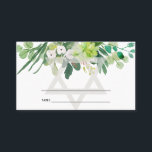 GREEN GOLD FOLIAGE WREATH STAR BAR BAT MITZVAH PLATZKARTE<br><div class="desc">Wenn Sie weitere Anpassungen oder andere passende Artikel benötigen,  kontaktieren Sie mich bitte unter info@yellowfebstudio.com</div>