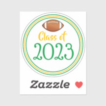 Green & Gold Football Class Year Abschluss