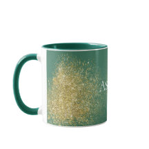 Green Gold Glitzy Glitzer