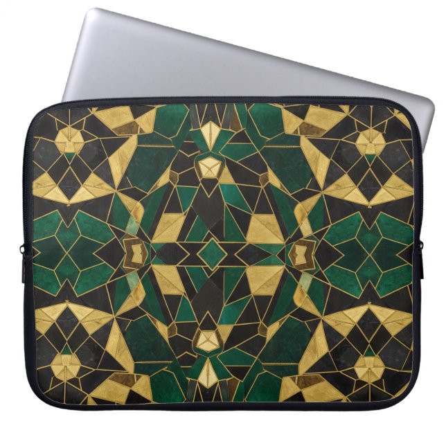 green gold  laptopschutzhülle (Vorderseite)