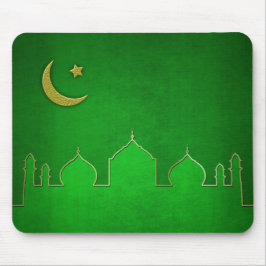 Green Gold Moschee Moschee Star Mousepad