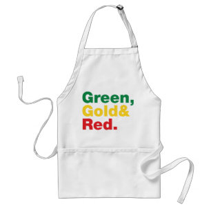 Green, Gold & Red. Schürze