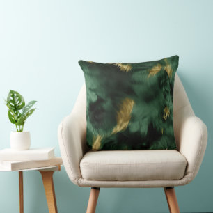 Green Gold Südwest Cowhide Kissen