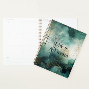 Green Gold Trees Planer