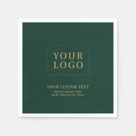 Green & Gold | Werbeaktion für kundenspezifische F Serviette
