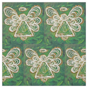 Green Golden Guardian Angel Kunststoffe Stoff