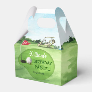 Green Golf 1. Geburtstag Par-T Geschenkschachtel
