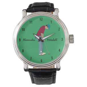 Green Golf Armbanduhr