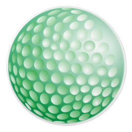 Green Golf Ball Design Keramikknauf