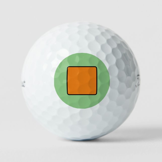 Green Golf Balls 12 Pack Golfball (Vorderseite)