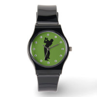 Green Golfer mit Golf Ball Zahlen