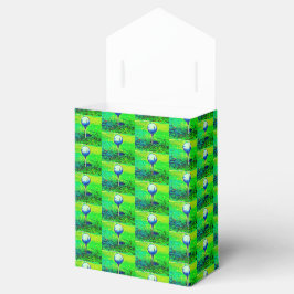 Green Golfing Tiled Gefälligkeitsboxen Geschenkschachtel